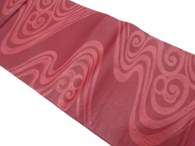 JAPANESE KIMONO / ANTIQUE FUKURO OBI / SILK / URUSHI / WOVEN STREAM